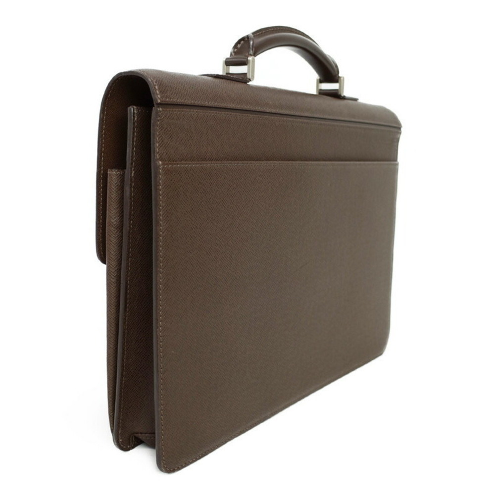 Louis Vuitton Black Taiga Business Bag Leather Robusto